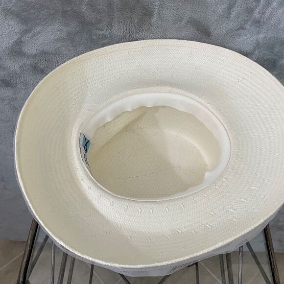 Betmar N Y Women's Church Derby Hat paper Tulle 3-D flower about 22” IC - Picture 8 of 11